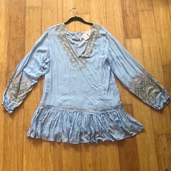 Free People Blue Skies Dress, Size Small - Picture 7 of 7